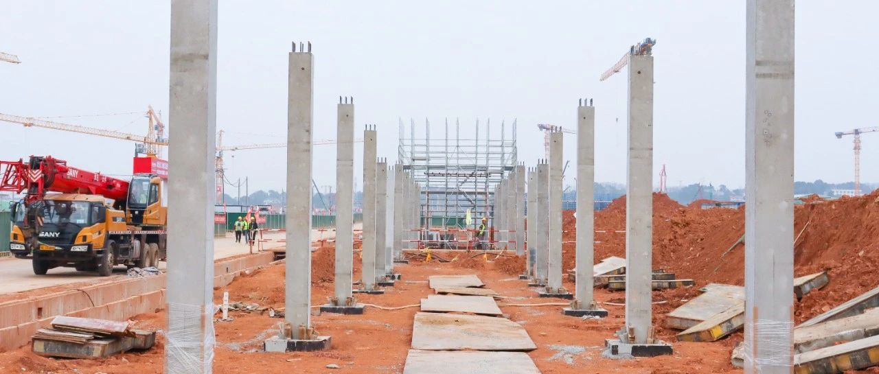工程建設跑出加速度！磷化工項目預制管廊開始安裝